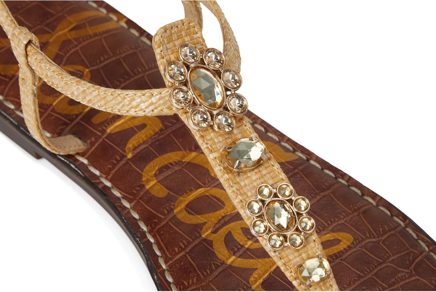 imageSam Edelman Womens Gigi Flat SandalBleached Beechwood