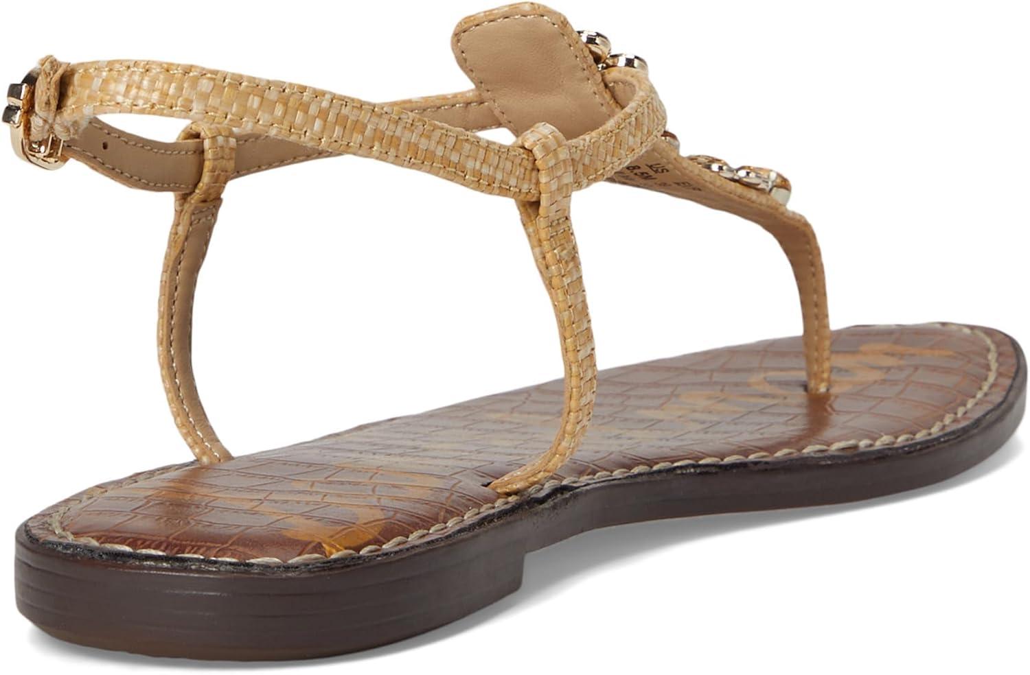 imageSam Edelman Womens Gigi Flat SandalBleached Beechwood