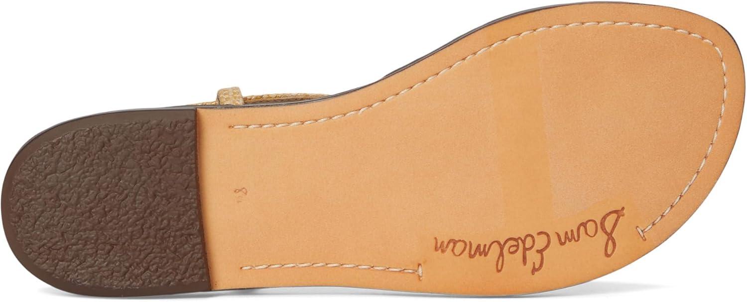 imageSam Edelman Womens Gigi Flat SandalBleached Beechwood