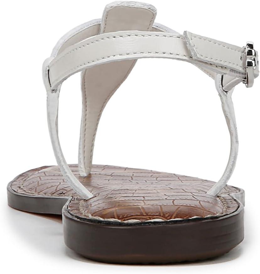 imageSam Edelman Womens Gigi Flat SandalBright White