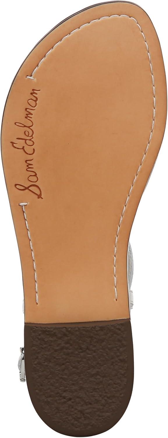 imageSam Edelman Womens Gigi Flat SandalBright White