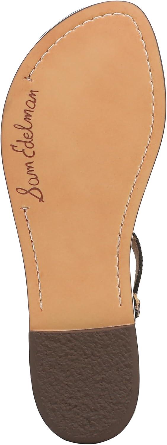 imageSam Edelman Womens Gigi Flat SandalCyprus Tan Multi
