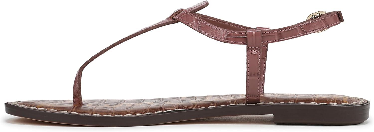 imageSam Edelman Womens Gigi Flat SandalDark Winter Mauve
