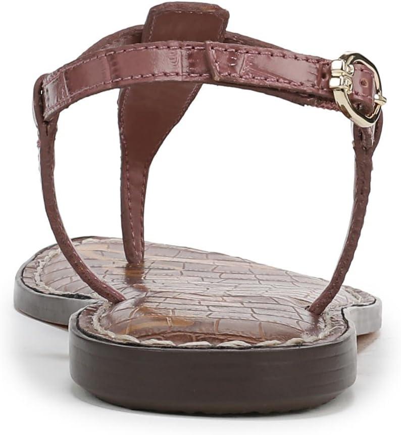 imageSam Edelman Womens Gigi Flat SandalDark Winter Mauve