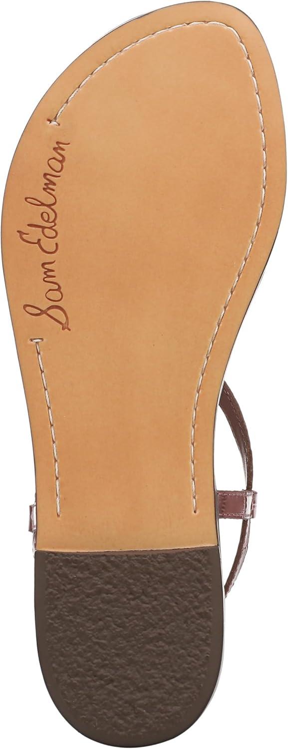 imageSam Edelman Womens Gigi Flat SandalDark Winter Mauve