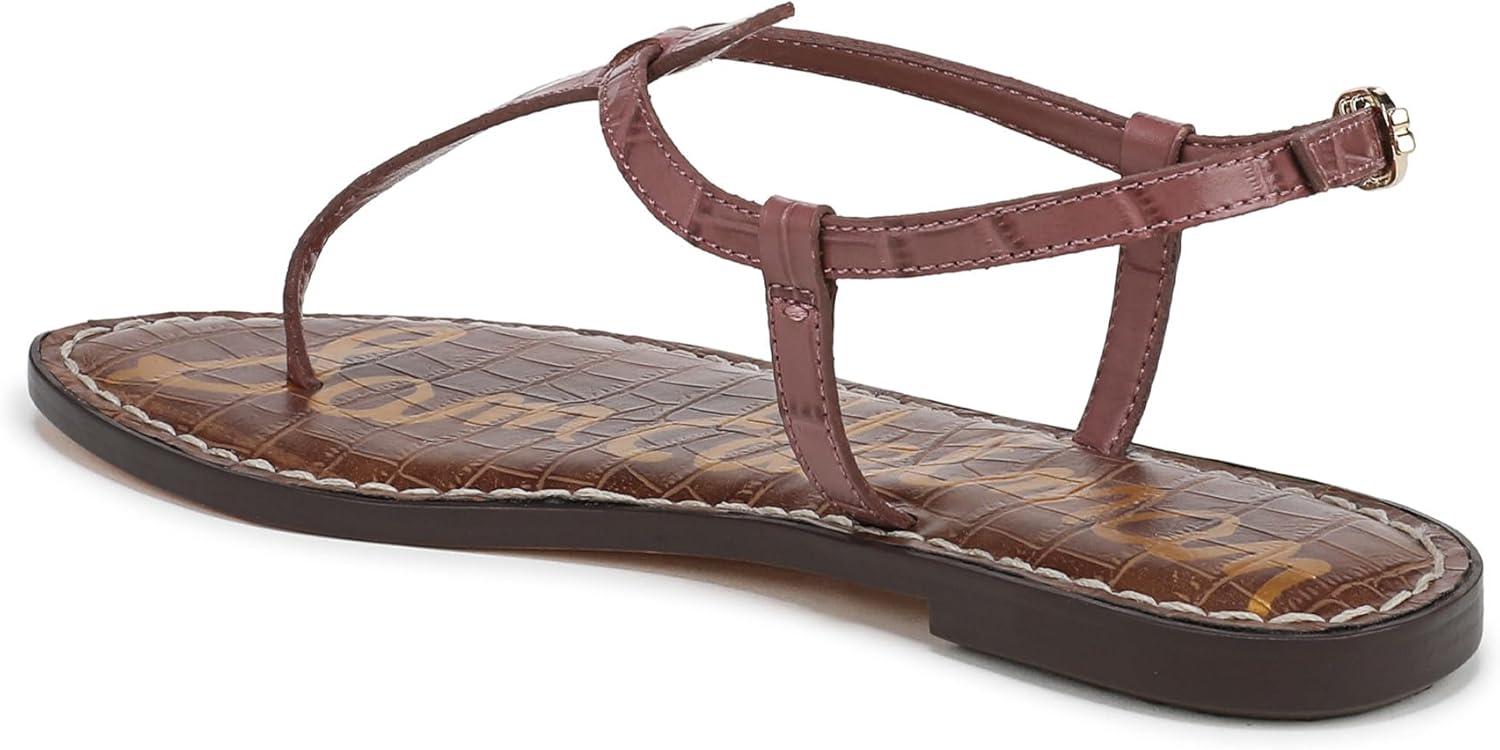 imageSam Edelman Womens Gigi Flat SandalDark Winter Mauve