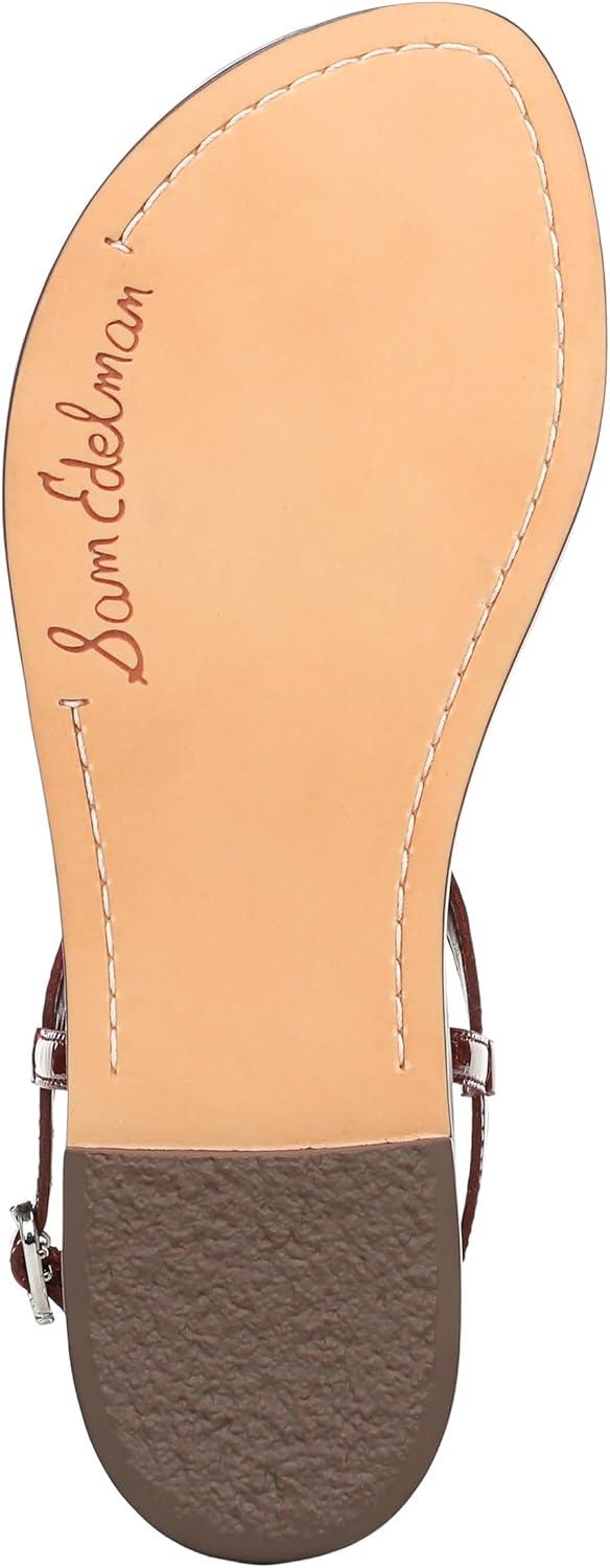 imageSam Edelman Womens Gigi Flat SandalFrench Merlot