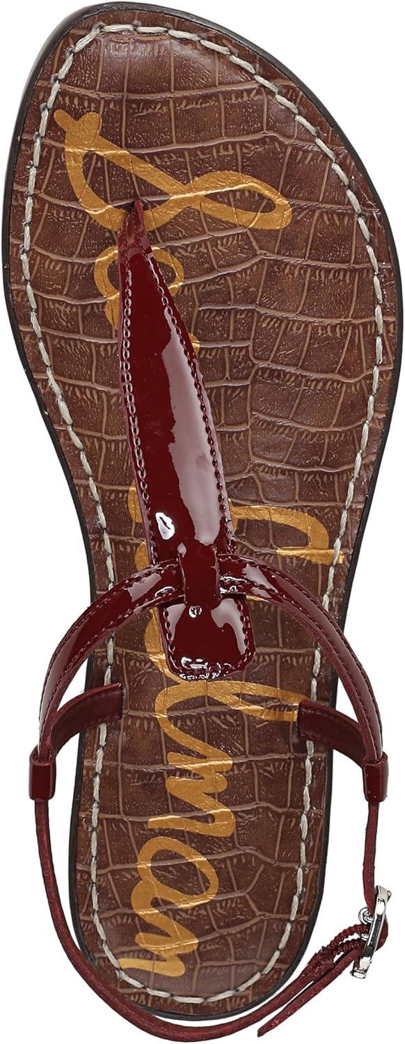 imageSam Edelman Womens Gigi Flat SandalFrench Merlot