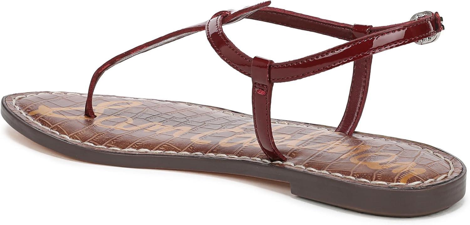 imageSam Edelman Womens Gigi Flat SandalFrench Merlot