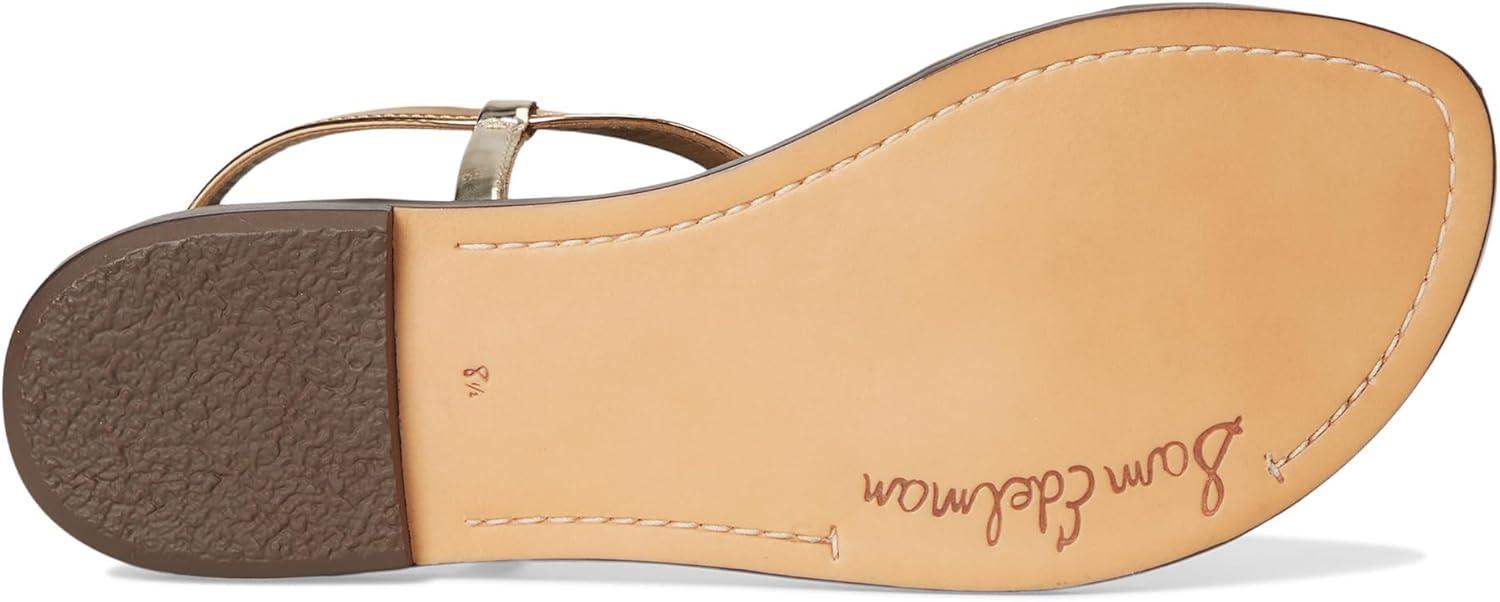 imageSam Edelman Womens Gigi Flat SandalGold QuartzAmber Go
