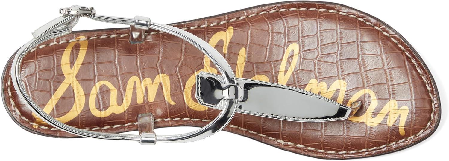 imageSam Edelman Womens Gigi Flat SandalSoft Silver