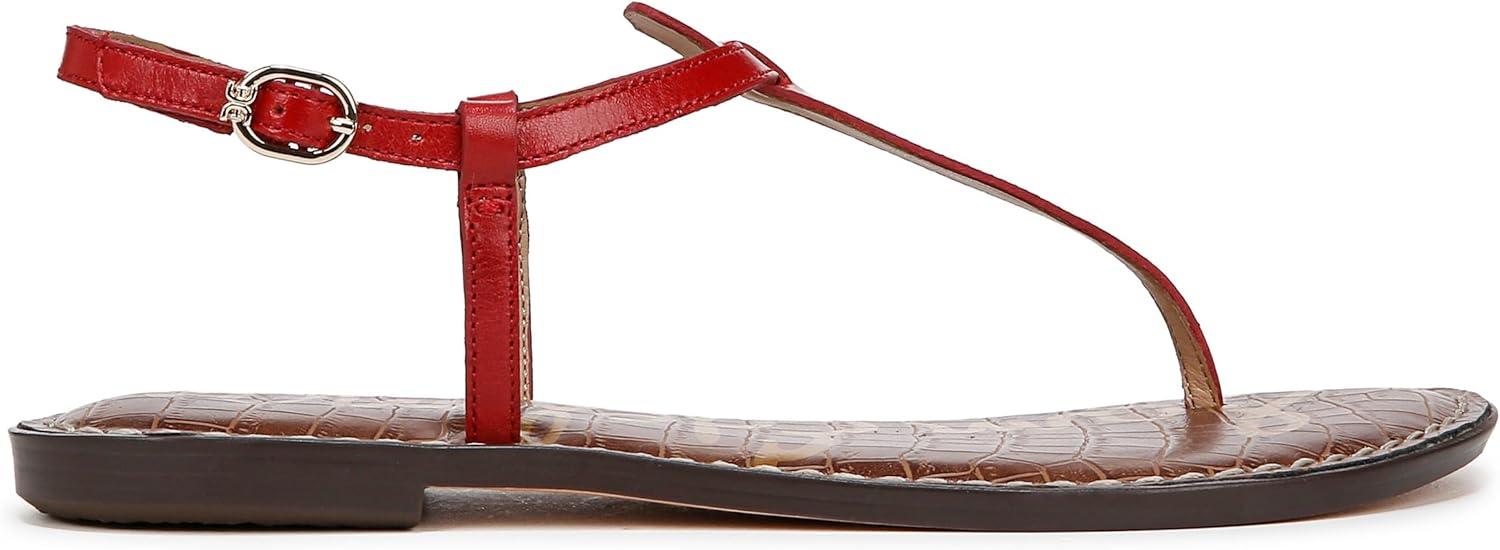 imageSam Edelman Womens Gigi Flat SandalSummer Red