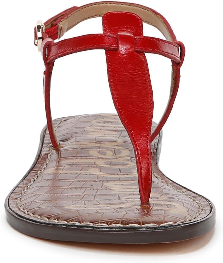 imageSam Edelman Womens Gigi Flat SandalSummer Red