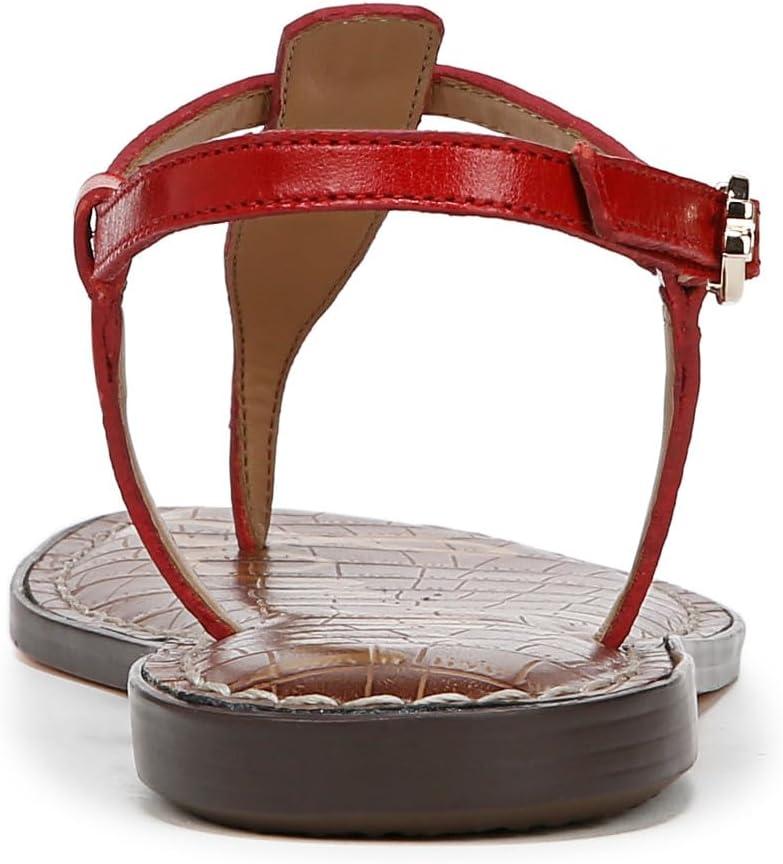 imageSam Edelman Womens Gigi Flat SandalSummer Red