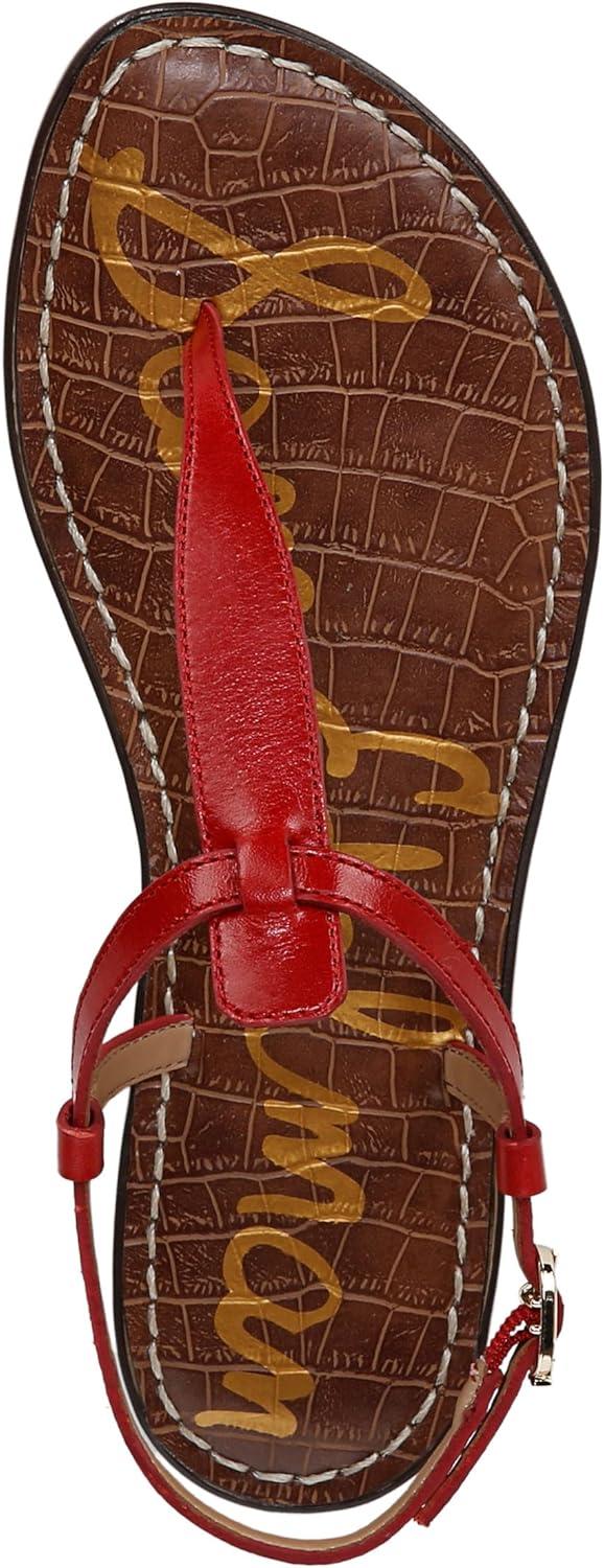 imageSam Edelman Womens Gigi Flat SandalSummer Red