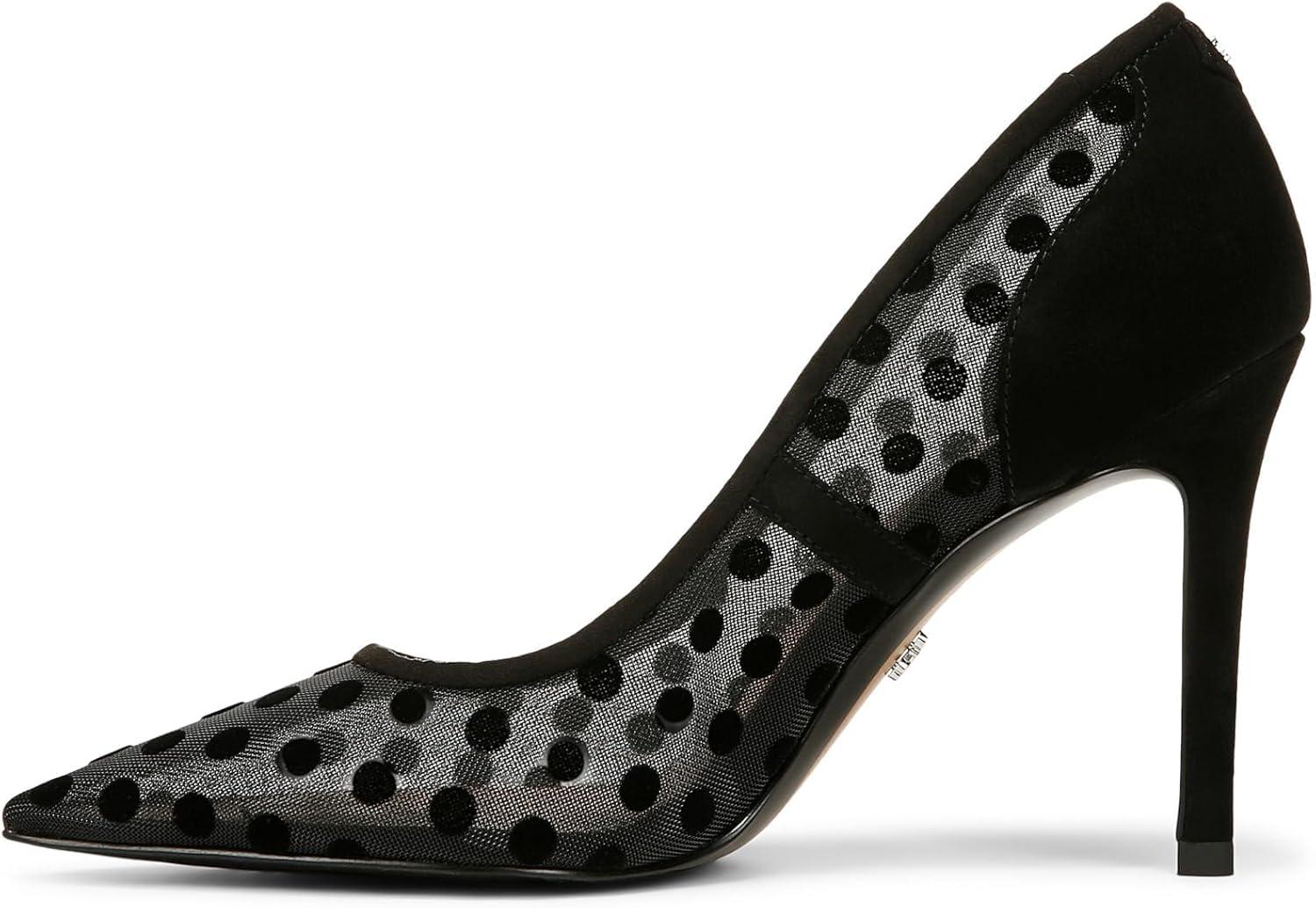 imageSam Edelman Womens Hazel Mesh PumpBlack Polka Dot
