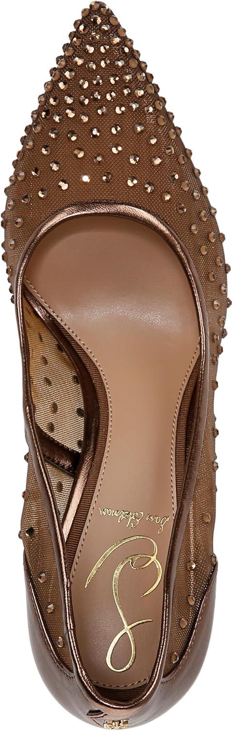 imageSam Edelman Womens Hazel Mesh PumpBronze Metallic Glitz