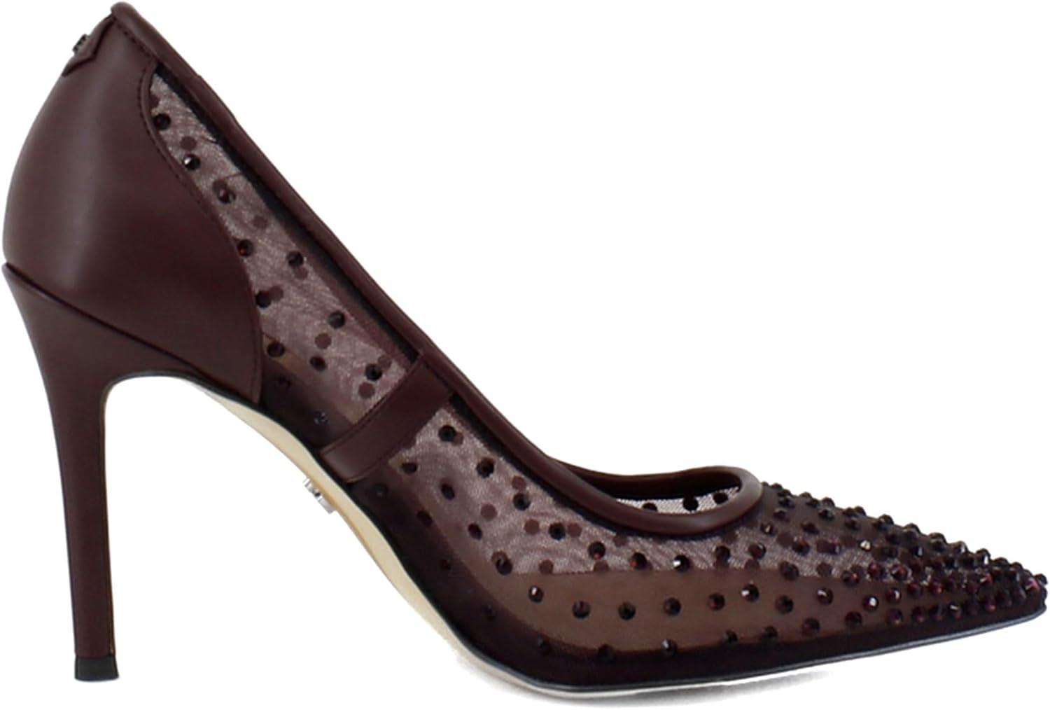 imageSam Edelman Womens Hazel Mesh PumpFrench Burgundy Glitz