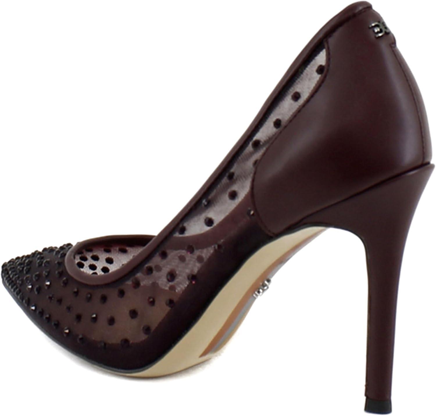 imageSam Edelman Womens Hazel Mesh PumpFrench Burgundy Glitz