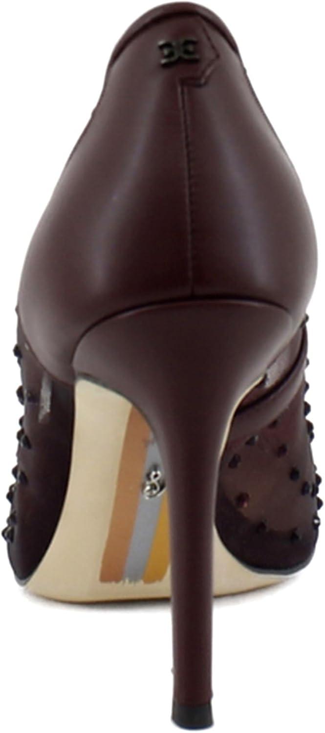 imageSam Edelman Womens Hazel Mesh PumpFrench Burgundy Glitz