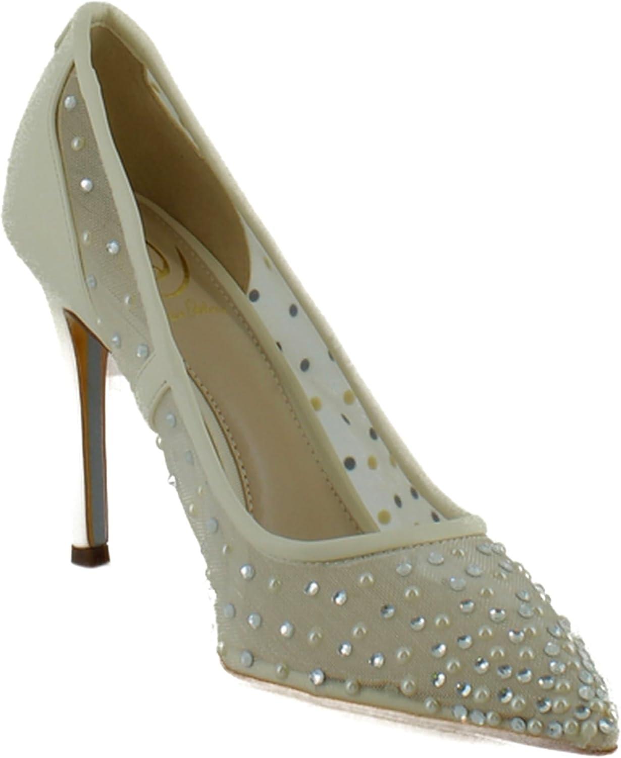 imageSam Edelman Womens Hazel Mesh PumpModern Ivory Glitz