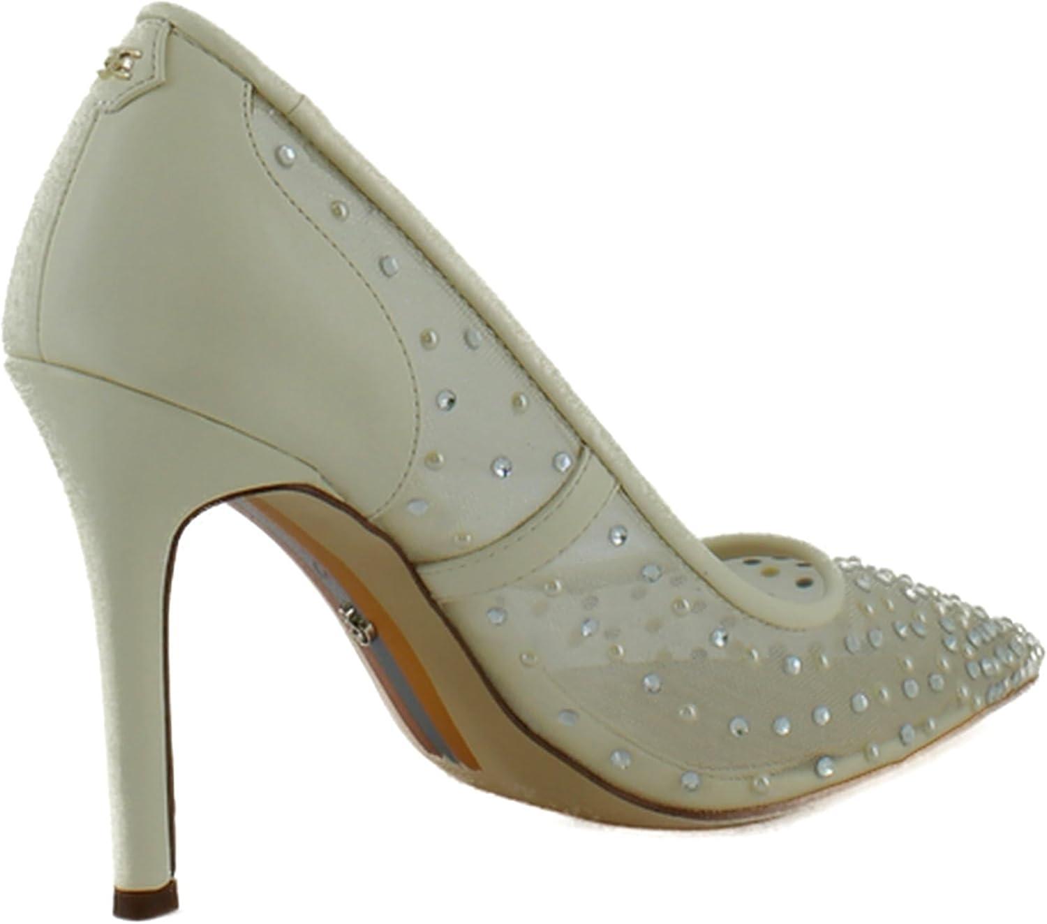 imageSam Edelman Womens Hazel Mesh PumpModern Ivory Glitz