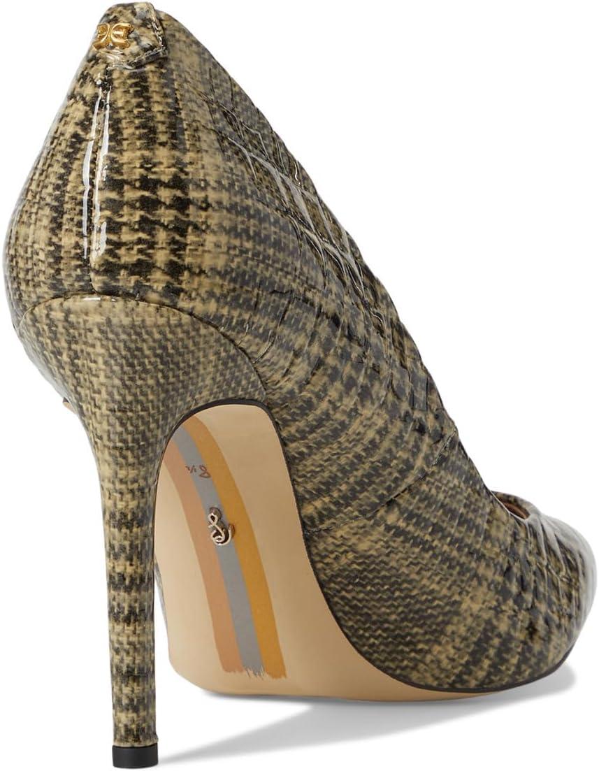 imageSam Edelman Womens Hazel Pump Khaki Plaid Multi 6