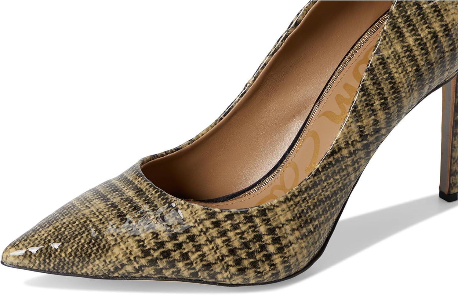 imageSam Edelman Womens Hazel Pump Khaki Plaid Multi 6
