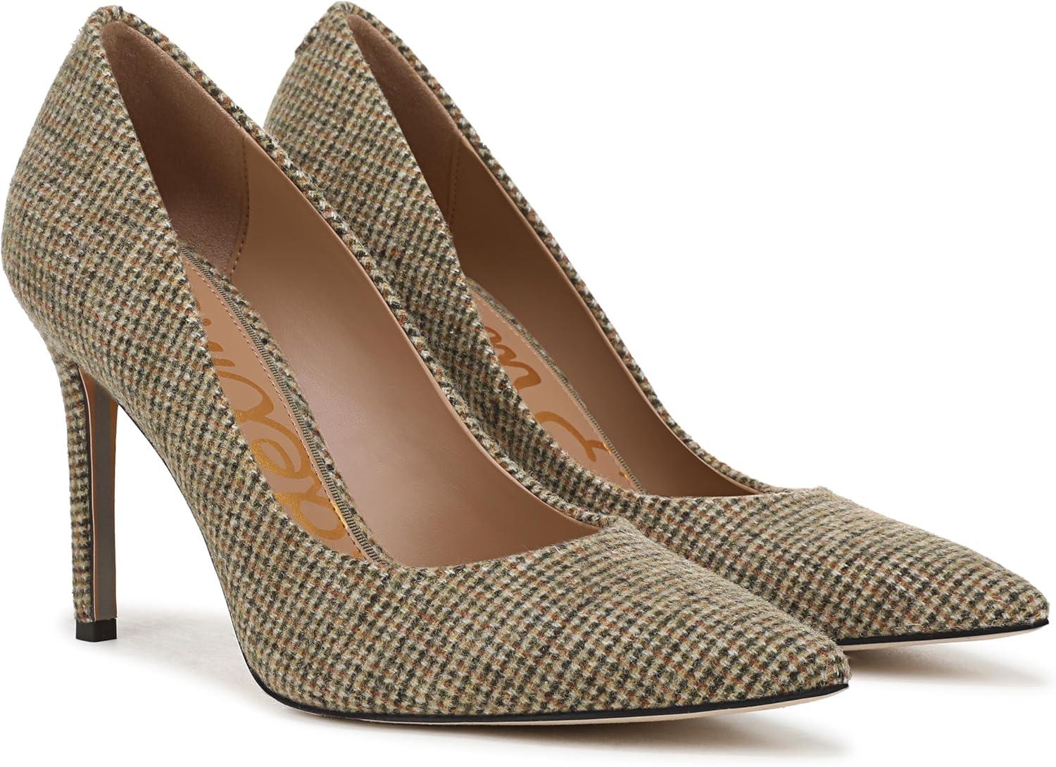 imageSam Edelman Womens Hazel Pump Olive Branch Plaid Multi