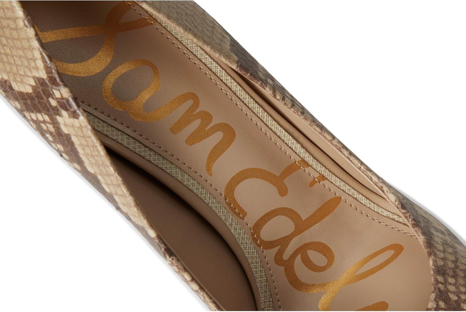 imageSam Edelman Womens Hazel Pump Sesame Snake 6