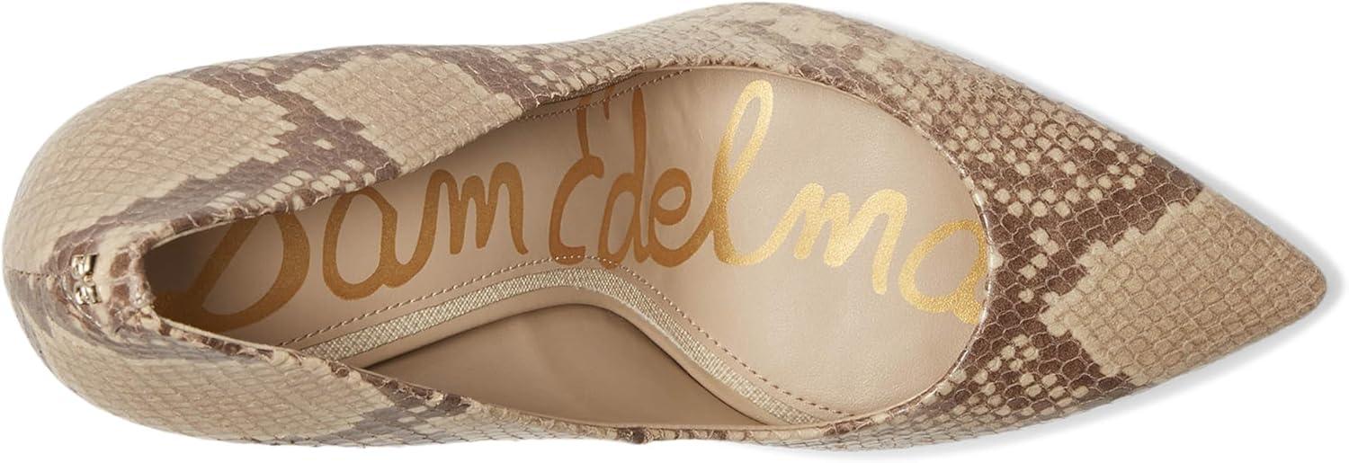 imageSam Edelman Womens Hazel Pump Sesame Snake 6