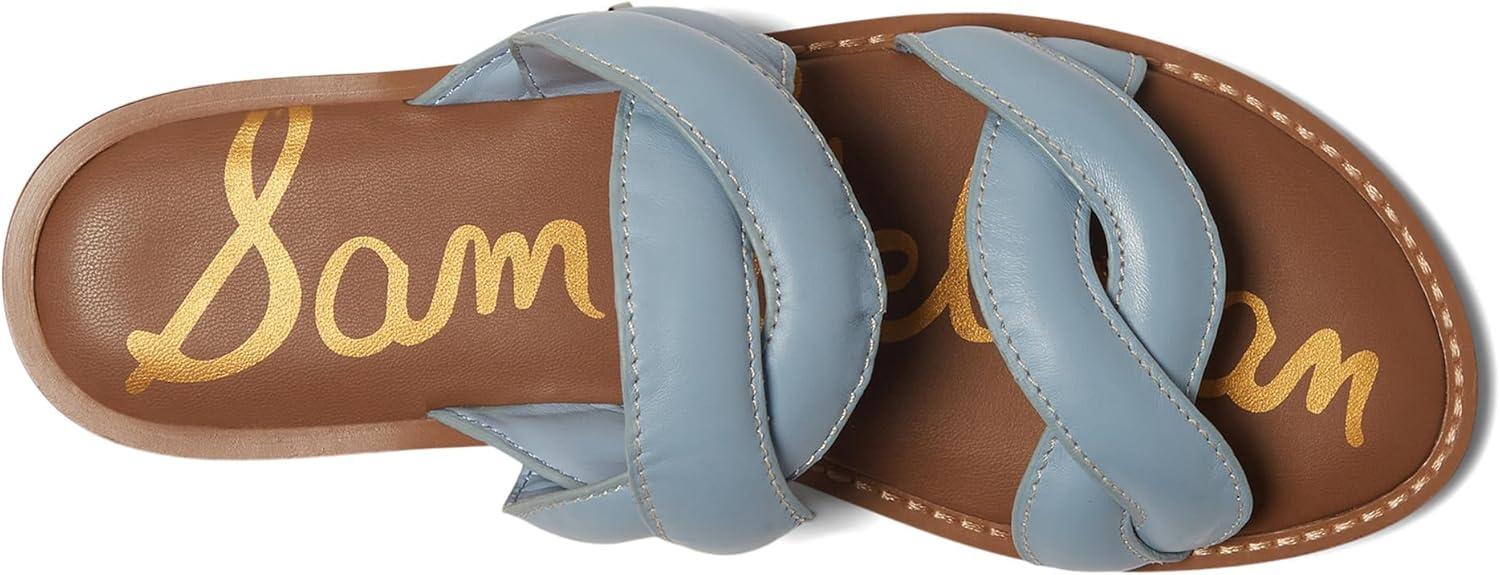 imageSam Edelman Womens Hellen Flat SandalBlue Breeze