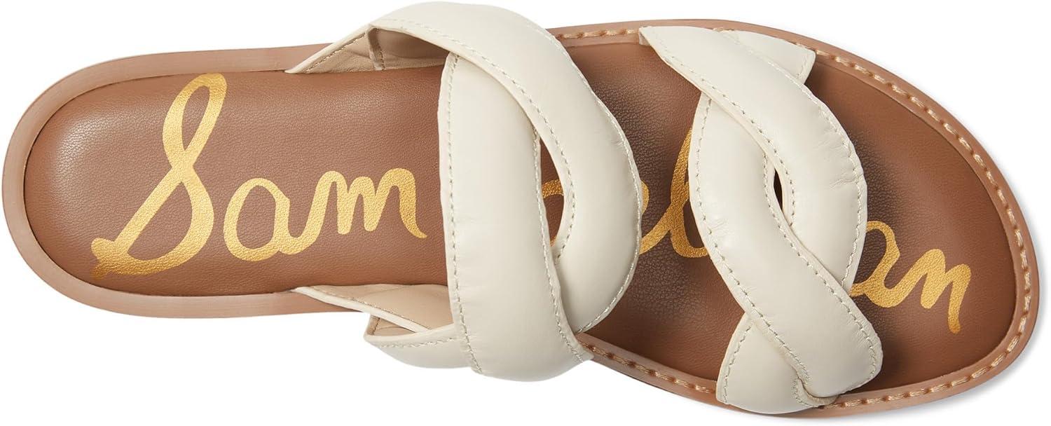 imageSam Edelman Womens Hellen Flat SandalModern Ivory