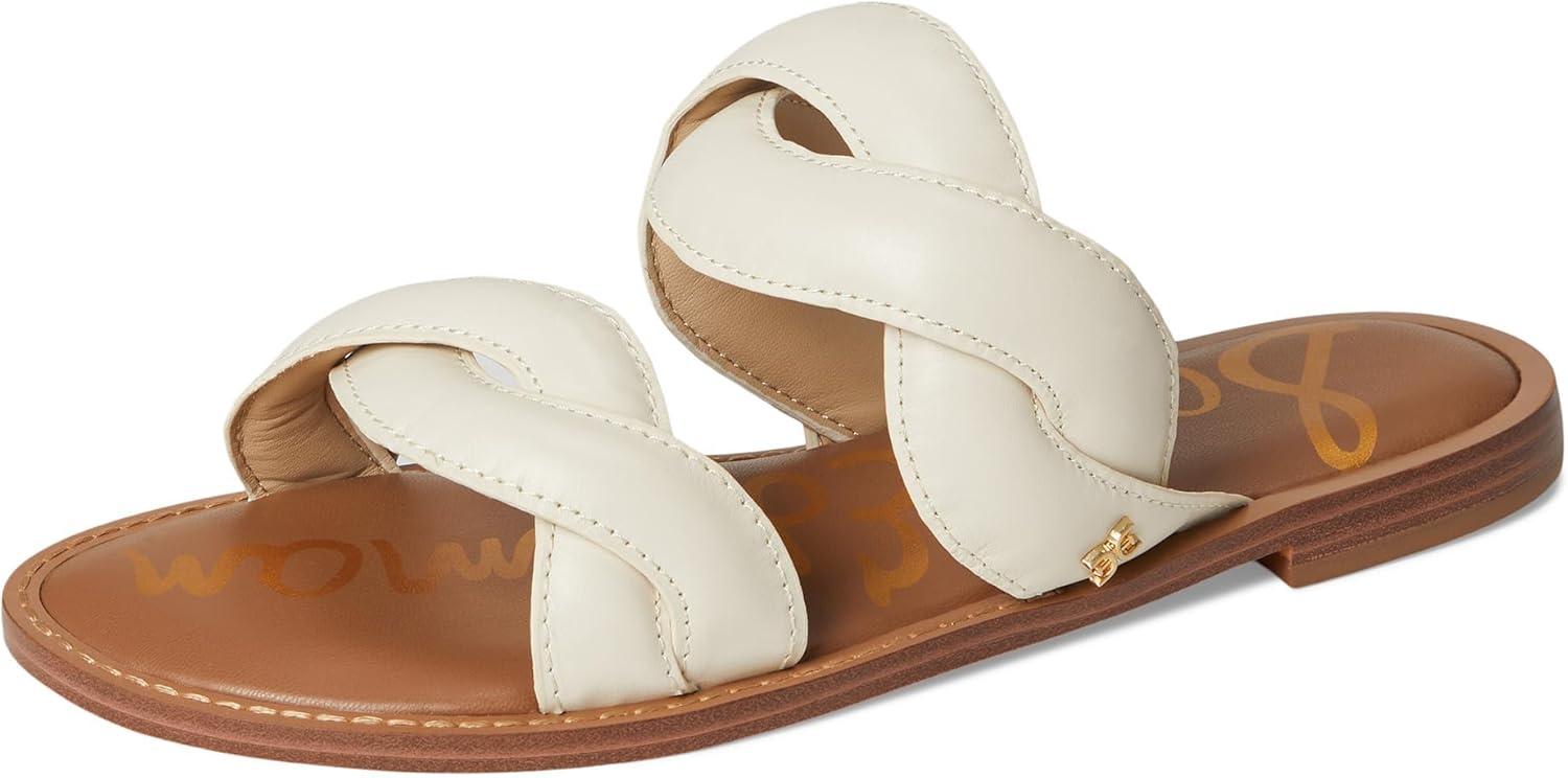 imageSam Edelman Womens Hellen Flat SandalModern Ivory