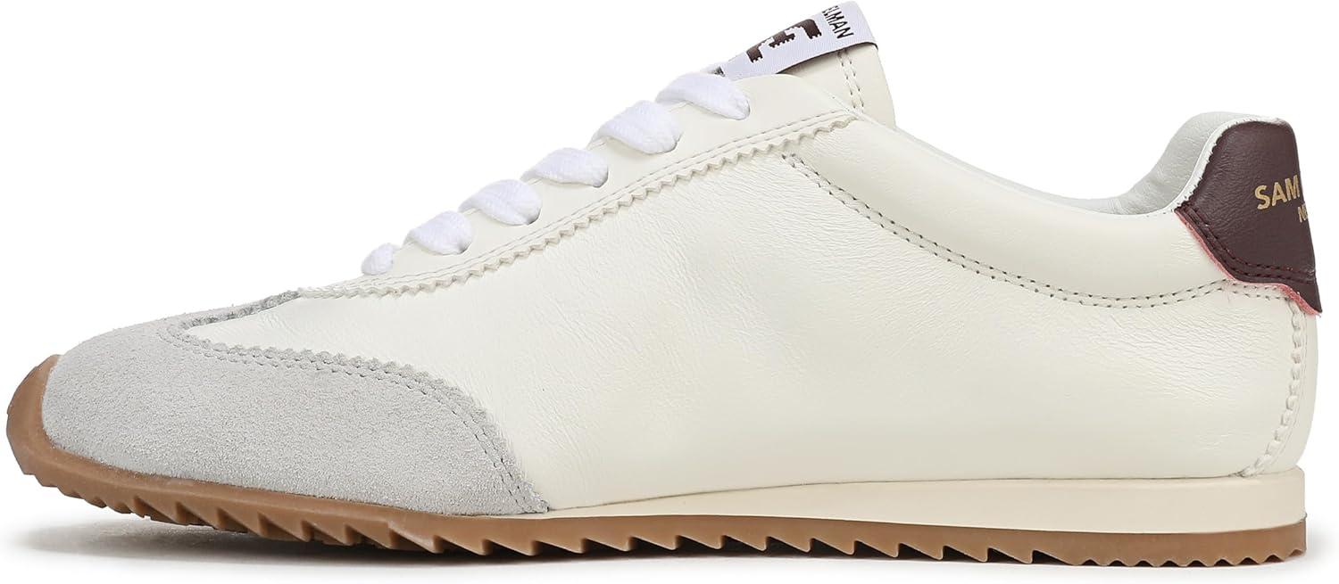 imageSam Edelman Womens Isella SneakerOptic WhitePlum Wine