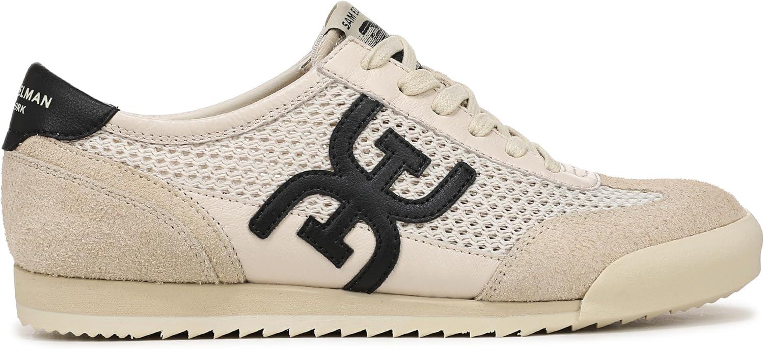 imageSam Edelman Womens Ivey SneakerNew EcruBlack Mesh