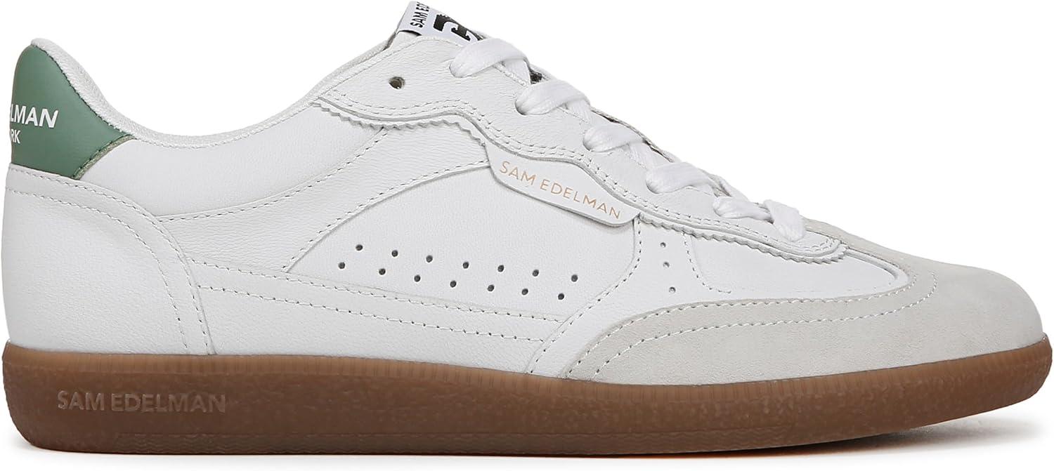 imageSam Edelman Womens Kallen SneakerRun WhiteGreen Garden