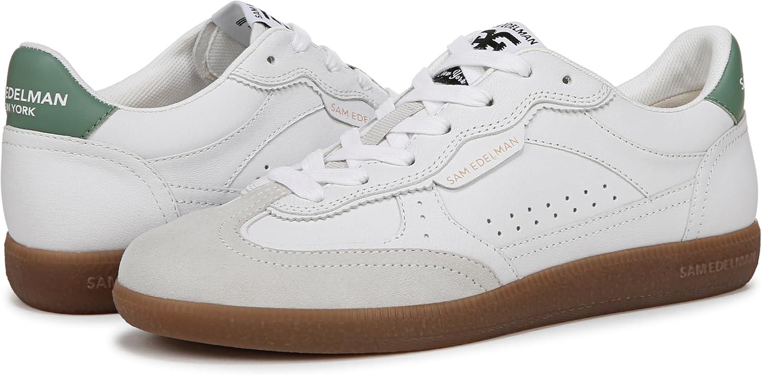 imageSam Edelman Womens Kallen SneakerRun WhiteGreen Garden
