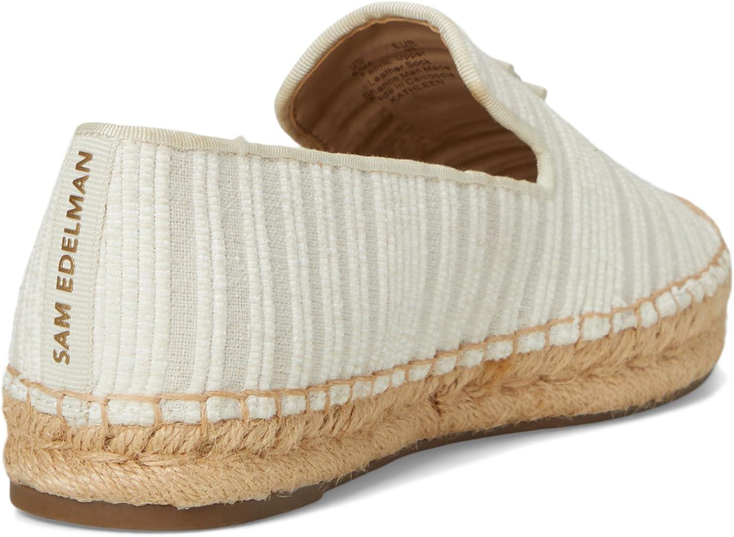 imageSam Edelman Womens Kathleen Loafer FlatWhiteNatural