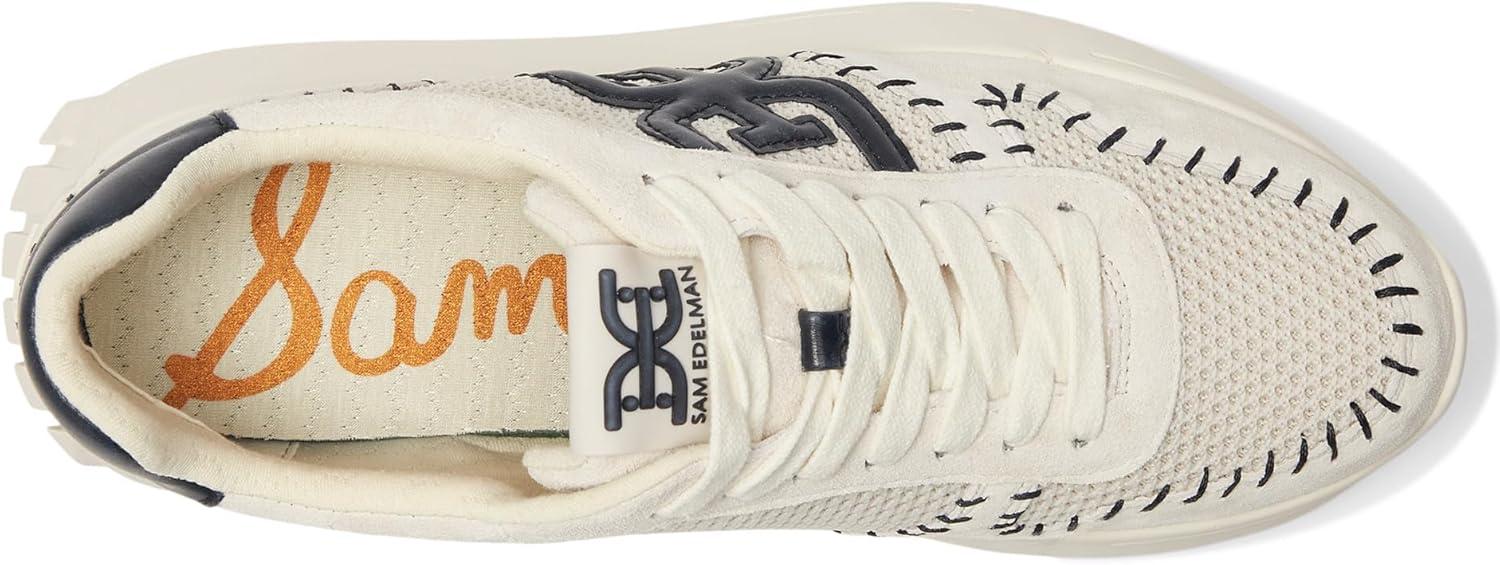 imageSam Edelman Womens Langley SneakerIvoryBlack Crochet