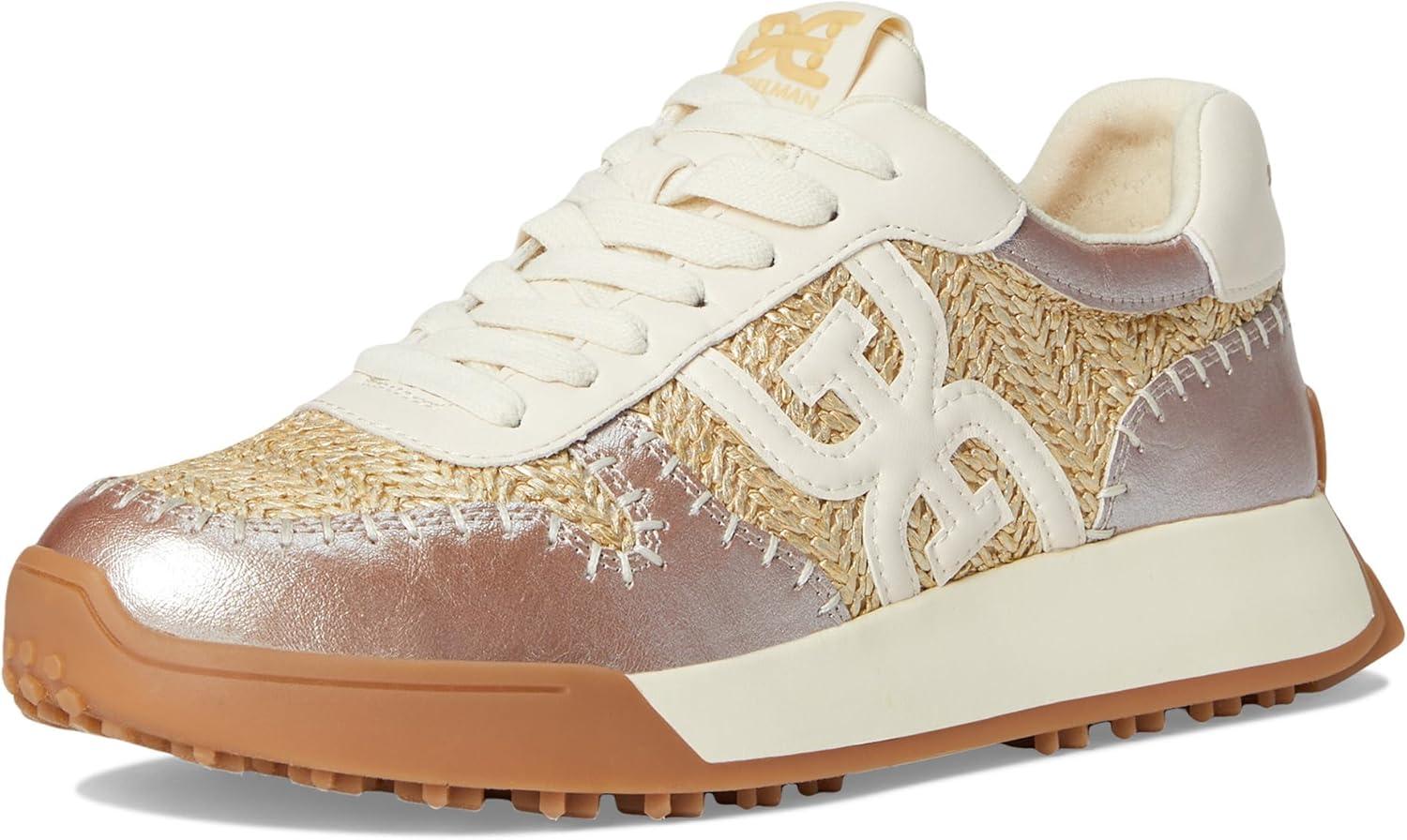 imageSam Edelman Womens Langley SneakerNaturalGold Raffia