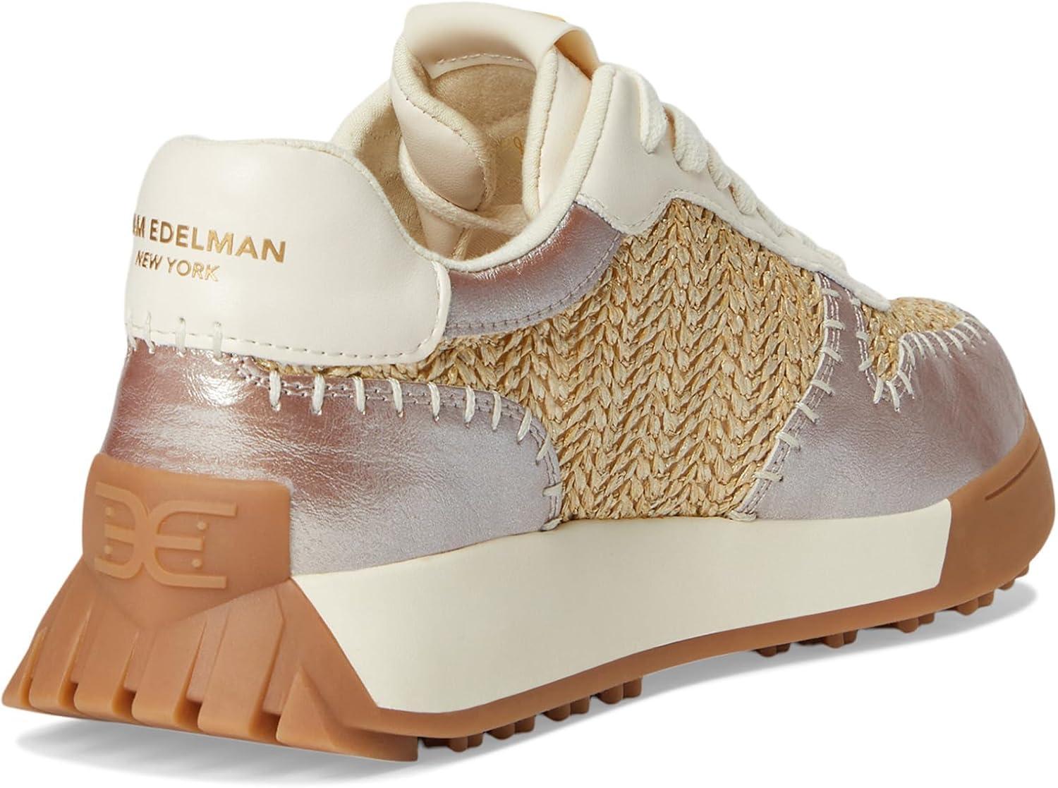 imageSam Edelman Womens Langley SneakerNaturalGold Raffia