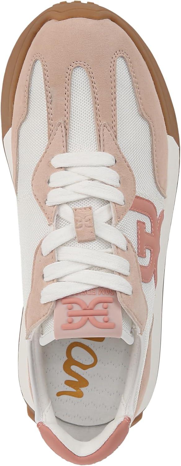 imageSam Edelman Womens Langley SneakerWhiteWarm BlushWashed Coral