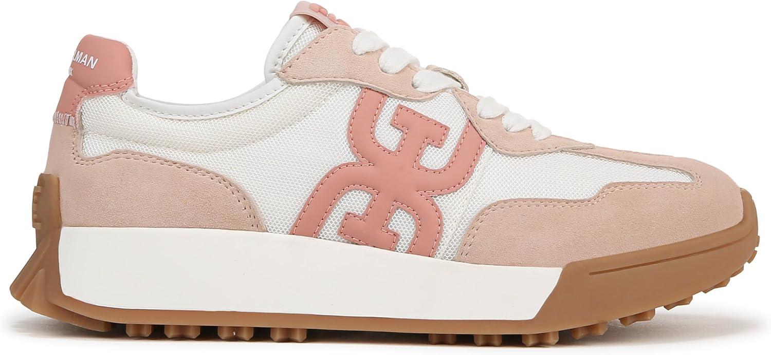 imageSam Edelman Womens Langley SneakerWhiteWarm BlushWashed Coral