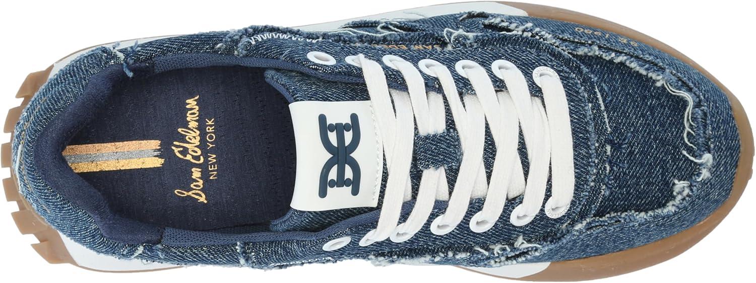 imageSam Edelman Womens Layla SneakerBlue Multi Fray