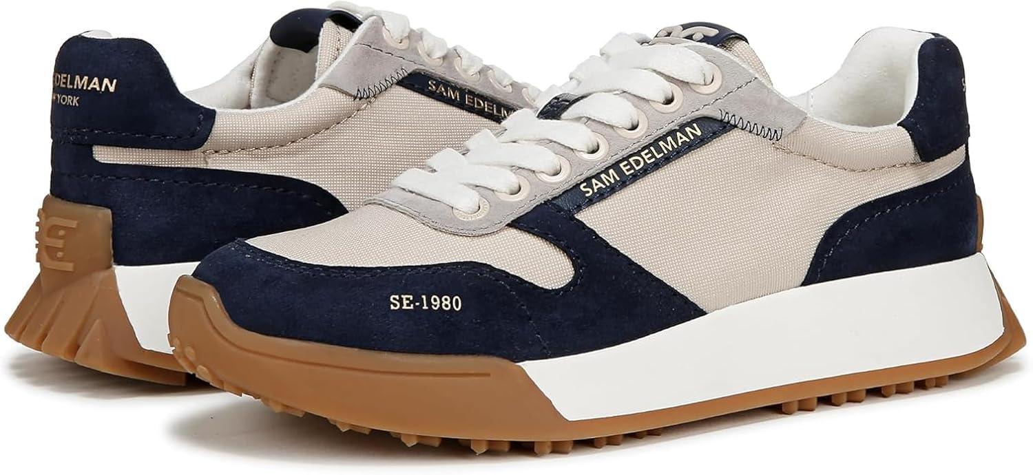 imageSam Edelman Womens Layla SneakerHudson NavyBeigeGrey