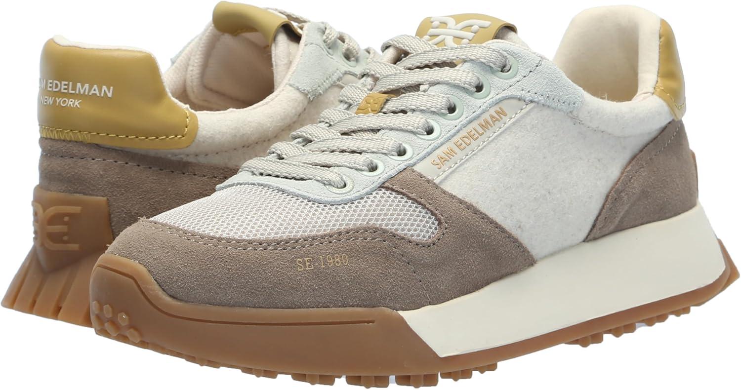 imageSam Edelman Womens Layla SneakerIvoryStoneWashed Yellow