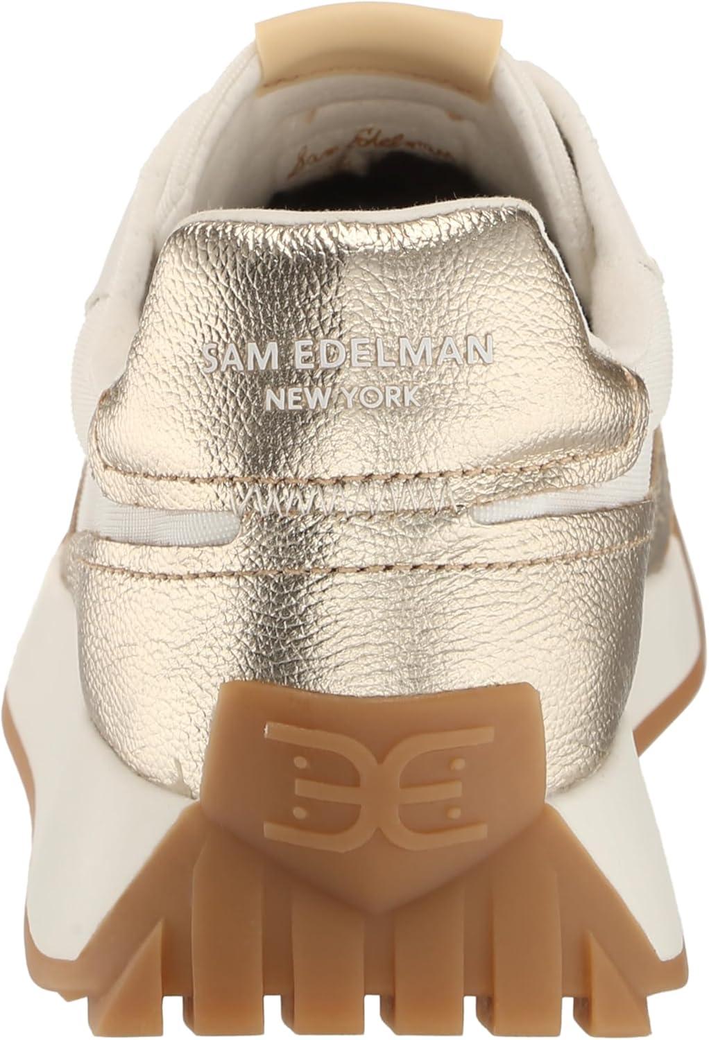 imageSam Edelman Womens Layla SneakerOff WhiteMolten Gold