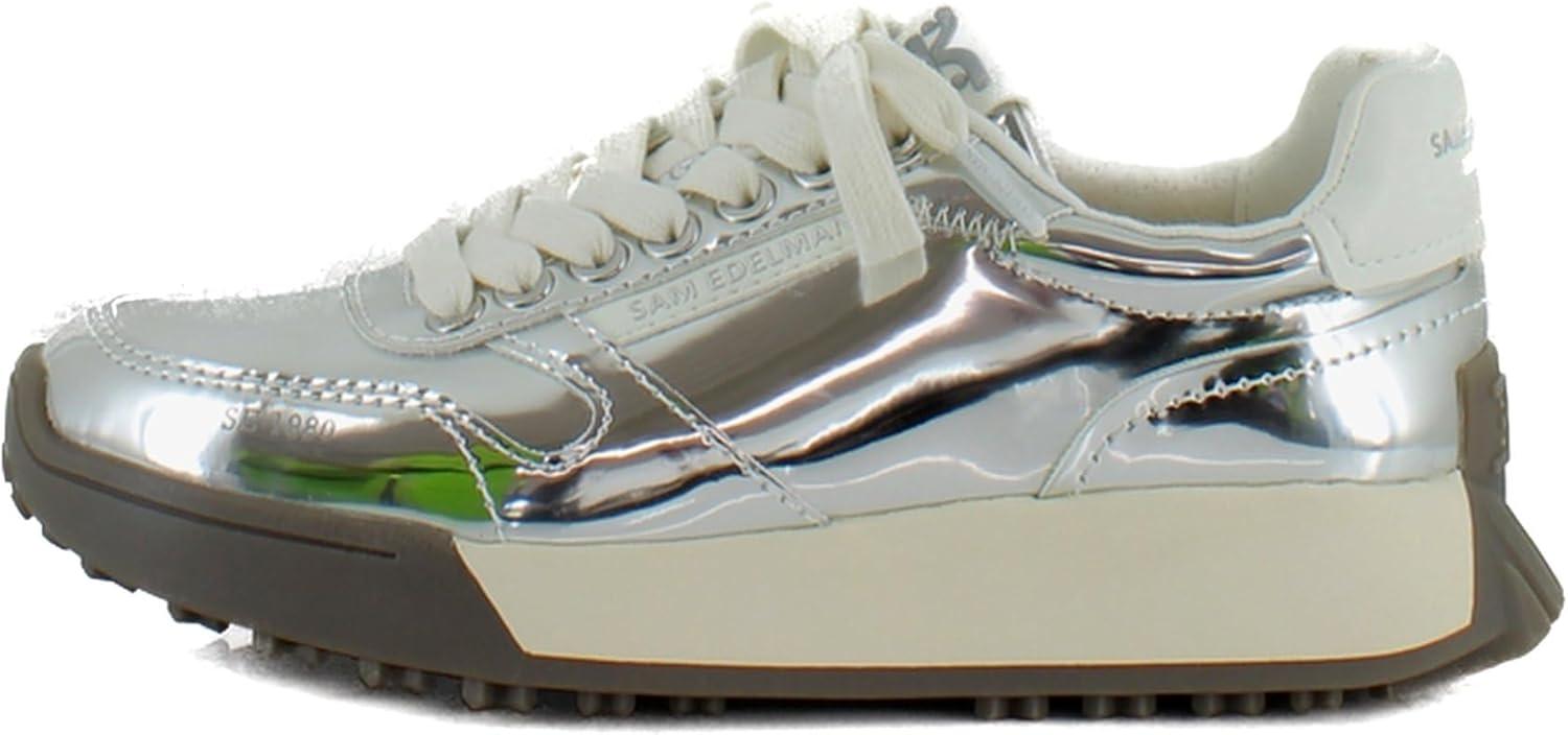 imageSam Edelman Womens Layla SneakerSilver Specchio