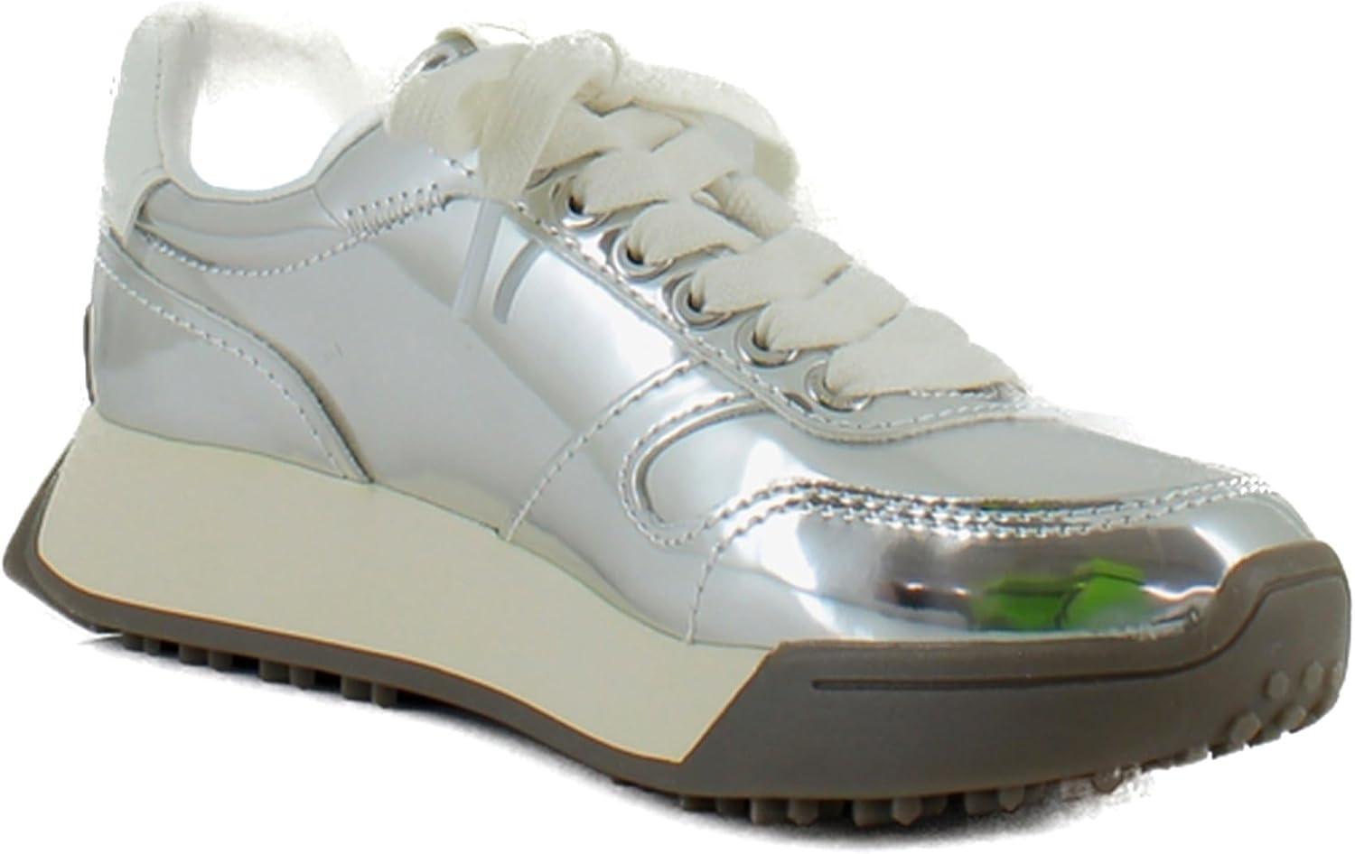 imageSam Edelman Womens Layla SneakerSilver Specchio